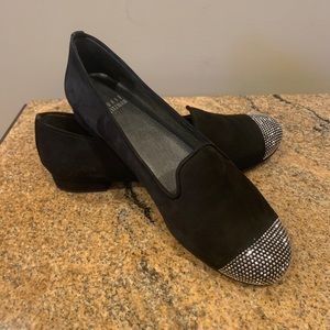 Stuart Weitzman Nubuck studded flats